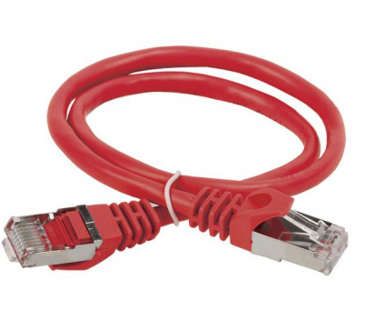 Патч-корд ITK категория 5е FTP 3 метр PVC красный