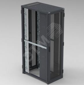 Шкаф серверный 19дюйм - 42U - 600x1100 мм - с оптимизацией воздушных потоков