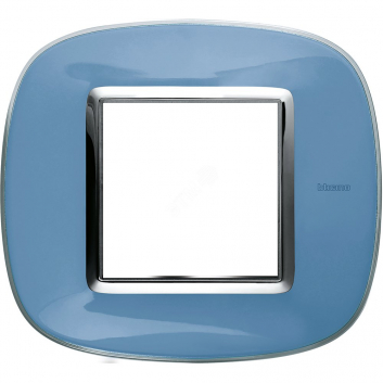 Axolute Накладки декоративные в форме эллипса прозрачные/голубая карамель на 2+2 модуля
