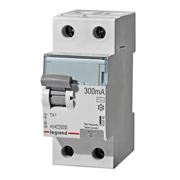 Выключатель дифференциального тока (УЗО) 2п 40А 300мА TX3 АC