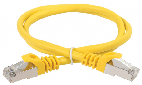 Патч-корд ITK категория 5е FTP 5 метр PVC желтый