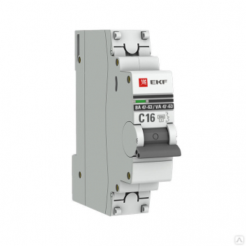 Выключатель автоматический однополюсный 32А В ВА47-63 4.5кА PROxima