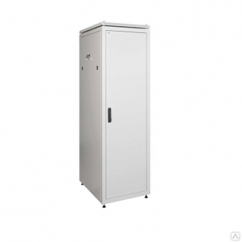 Шкаф сетевой 19дюйм LINEA N 33U 600х1000 мм металлические двери серый