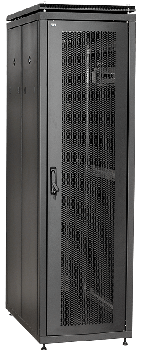 Шкаф сетевой 19дюйм LINEA N 28U 600х1000 мм перф передняя дверь черный