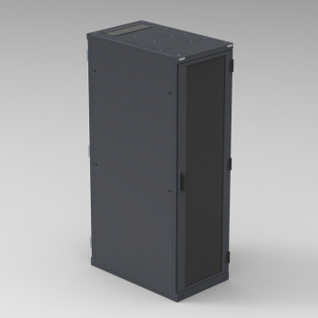 Шкаф серверный 19дюйм - 46U - 800x1200 мм - в плоской упаковке - с боковыми панелями