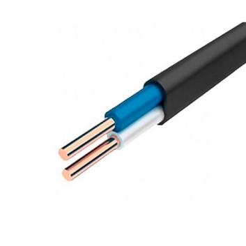 Кабель силовой ВВГ-П нг(А)-FRLS 2х1.5 (N)-0.66 однопроволочный барабан ТУ завода