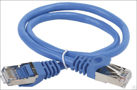 Патч-корд ITK категория 5е FTP 3 метр PVC синий