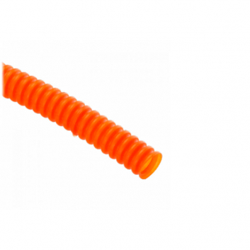 Труба гофрированная ПНД с зондом оранжевая d16мм (100м) Plast PROxima