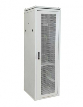 Шкаф сетевой 19дюйм ITK LINEA N 28U 600х800 мм перфорированная передняя дверь серый