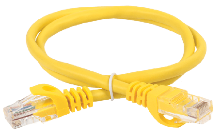 Патч-корд ITK категория 5е UTP 3 метр PVC желтый