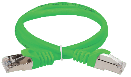 Патч-корд ITK категория 5е FTP 2 метр PVC зеленый