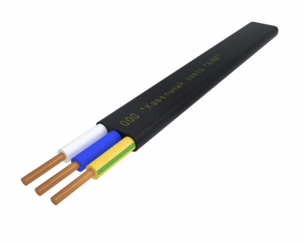 Кабель ВВГ-П нг(А) 3х6.0 ок(N PE)-0.66