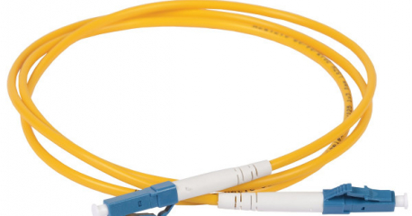 Шнур оптический коммутационный соединительный (патч-корд) для одномодового кабеля (SM) 9/125 (OS2) LC/UPC-LC/UPC одинарного исполнения (Simplex) LSZH 1м