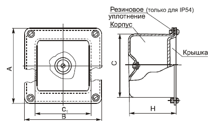 Коробка У-995 УХЛ2.5 с уплотнителем