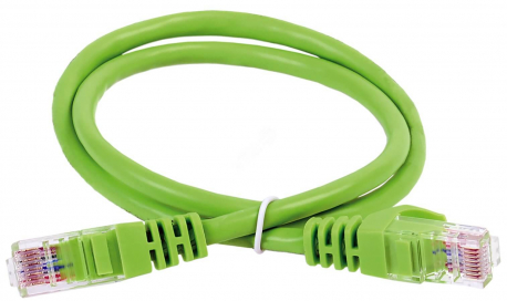 Патч-корд ITK UTP (коммутационный шнур) категория 5е (3м) зеленый