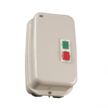 Пускатель магнитный КМИ 95А катушка управления 220В АС IP54 с кнопками П+С РТИ-3366