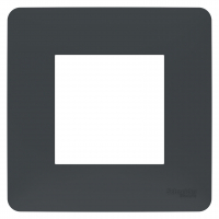 Рамка UNICA STUDIO однопостовая антрацит