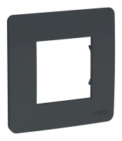 Рамка UNICA STUDIO однопостовая антрацит