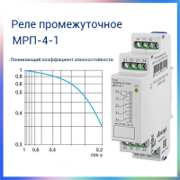 Реле промежуточное МРП-4-1 ACDC24В УХЛ4