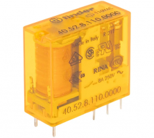 Реле РСВ 8А 2СО АС выводы с шагом 5мм
