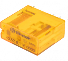 Реле РСВ 8А 2СО АС выводы с шагом 5мм