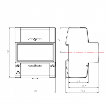 Счетчик электроэнергии CE102M R5 145-J однофазный многотарифный 5(60) класс точности 1.0 D ЖКИ оптопорт